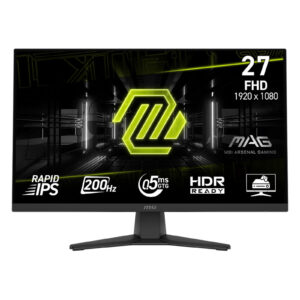 MSI 27" LED - MAG 272F Full HD Rapid IPS 0.5 ms - 200 Hz - HDR - FreeSync Premium - DisplayPort/HDMI
