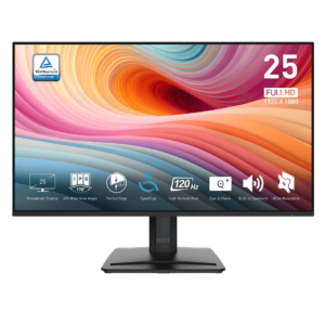 MSI 25" PRO MP251 E2 Full HD 1080p 120Hz IPS Panel speakers