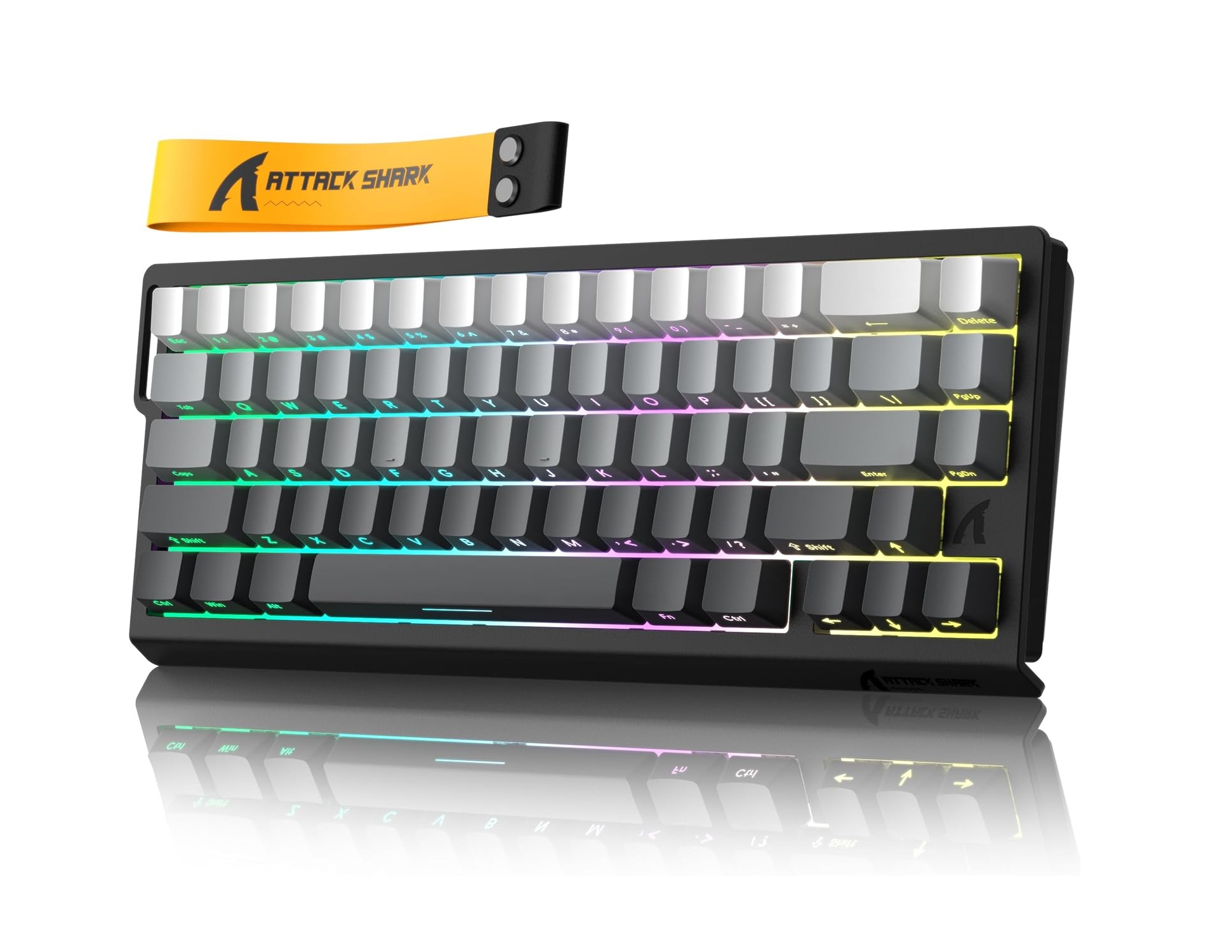 ATTACK SHARK X68 HE Rapid Trigger Keyboard Magnetic Switch Moonlight