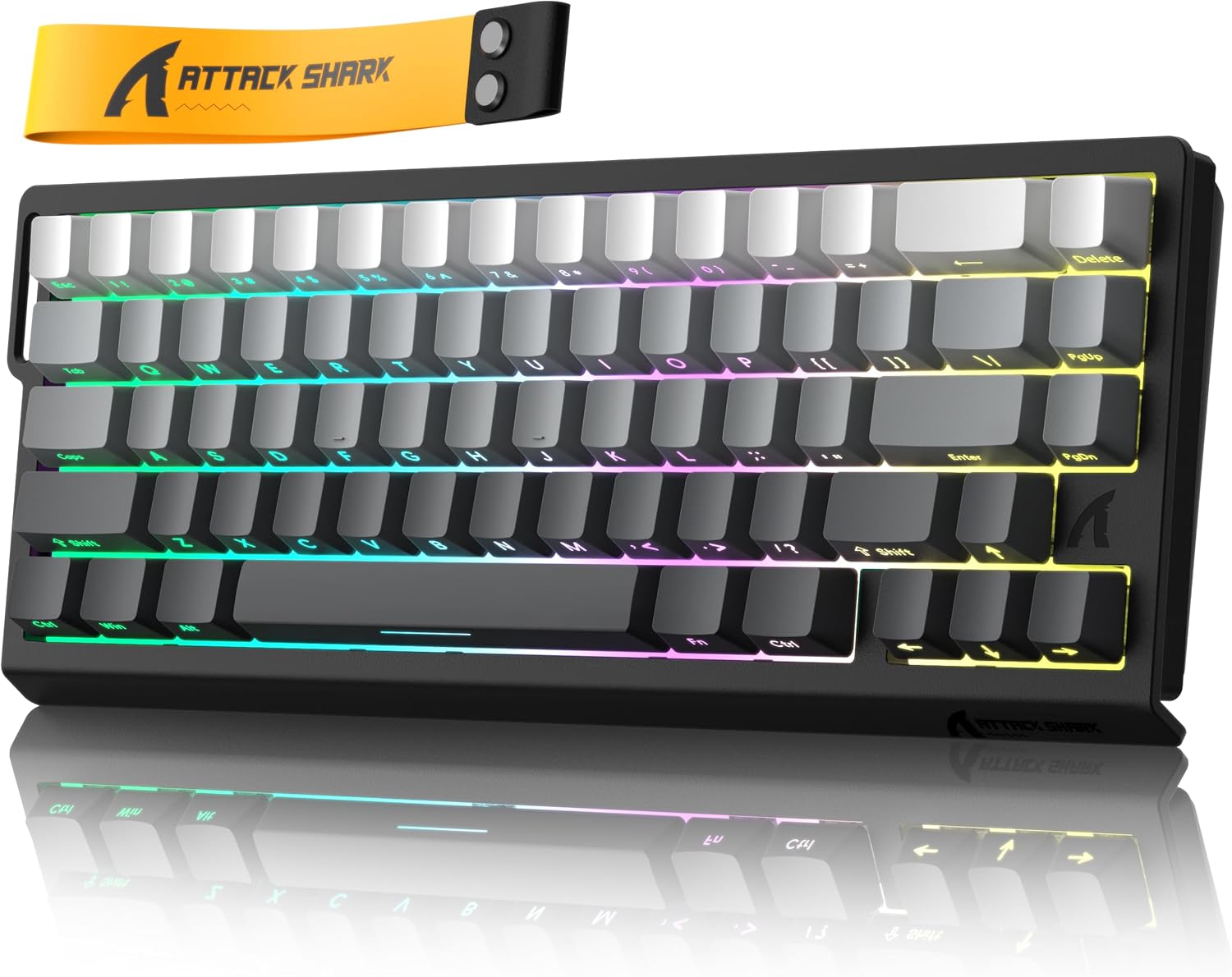 ATTACK SHARK X68 HE Rapid Trigger Keyboard Magnetic Switch Moonlight – Image 5