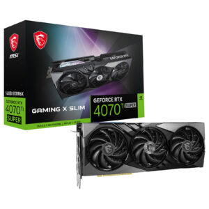 MSI RTX 4070 Ti SUPER 16G GAMING X SLIM / USED ETAT 10/10