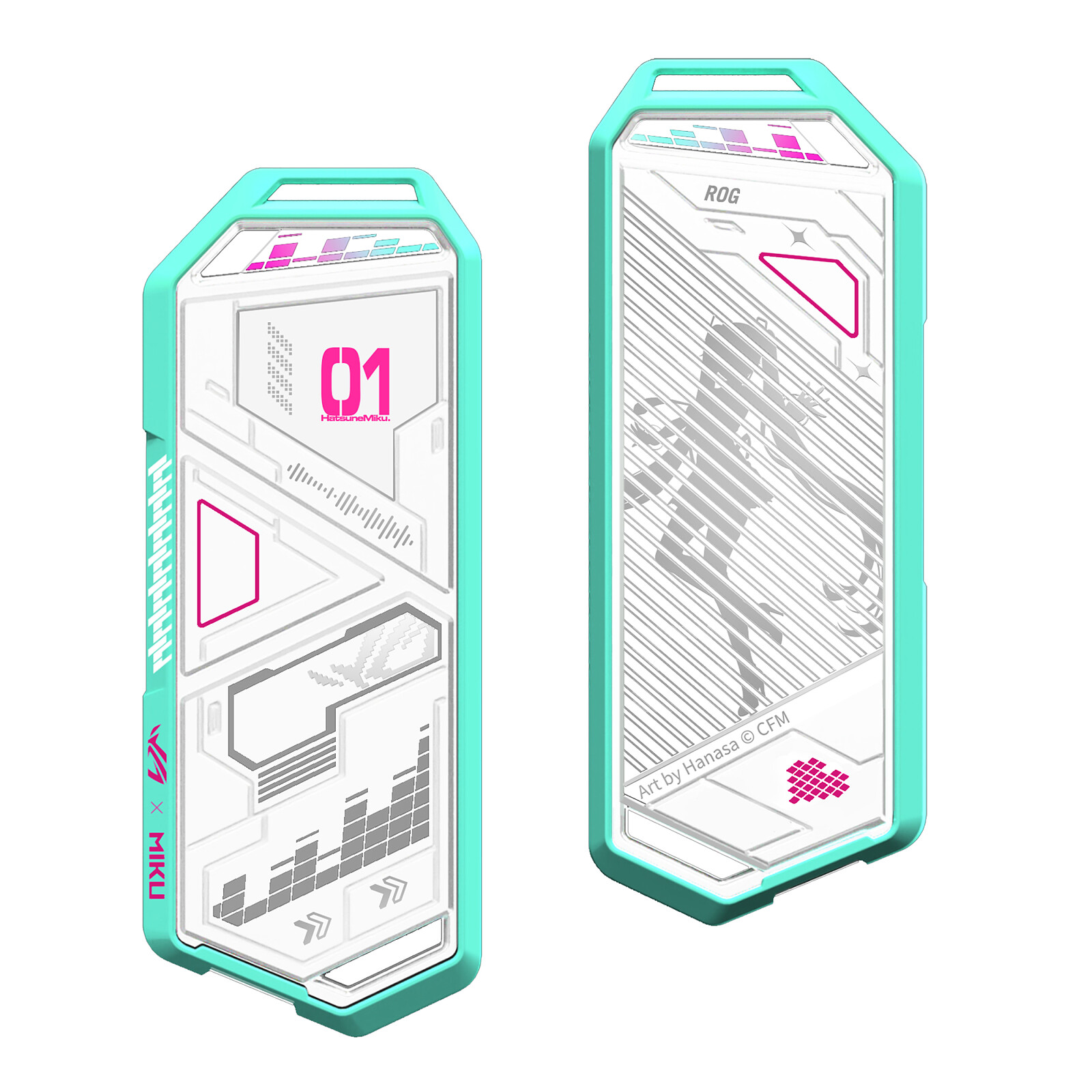 Rack SSD ASUS ROG STRIX ARION Hatsune Miku Edition / SSD ENCLOSURE – Image 4