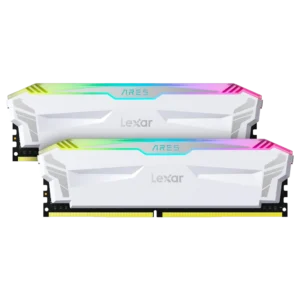 Lexar Ares RAM 32GB (2x16GB) DDR5 6800 MHz, CL34 CAS Latency Support Intel XMP 3.0 and AMD EXPO, White
