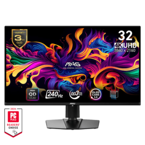 MSI 32" MAG 321UPX QD-OLED 240HZ 0.03ms 4K (UHD) Adaptive-Sync