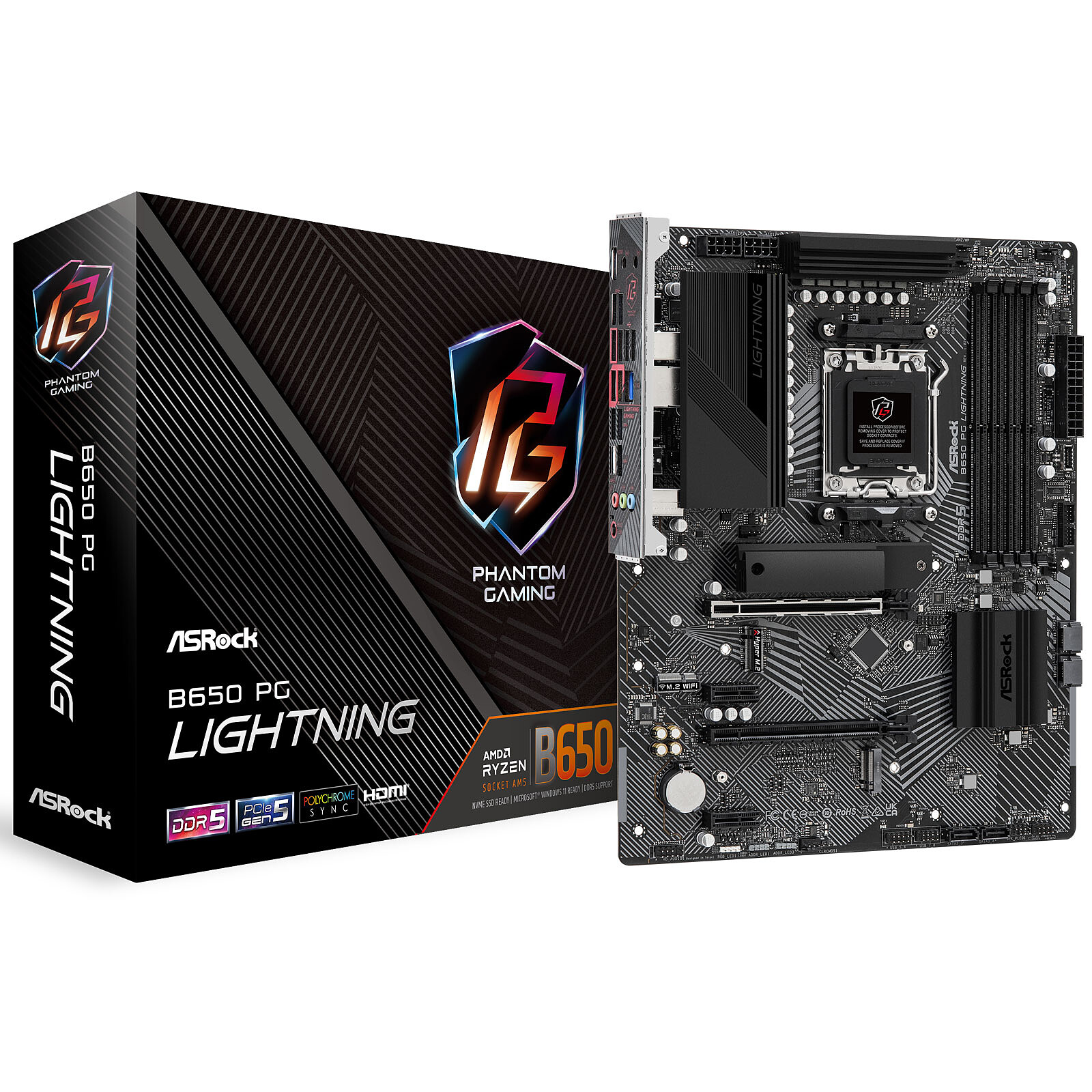 Carte mère ASRock B650 PG Lightning AM5