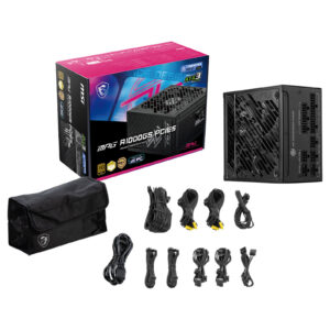 MSI MPG A1000GS PCIE5 1000W ATX 12V 3.1 80 PLUS Gold moldulaire