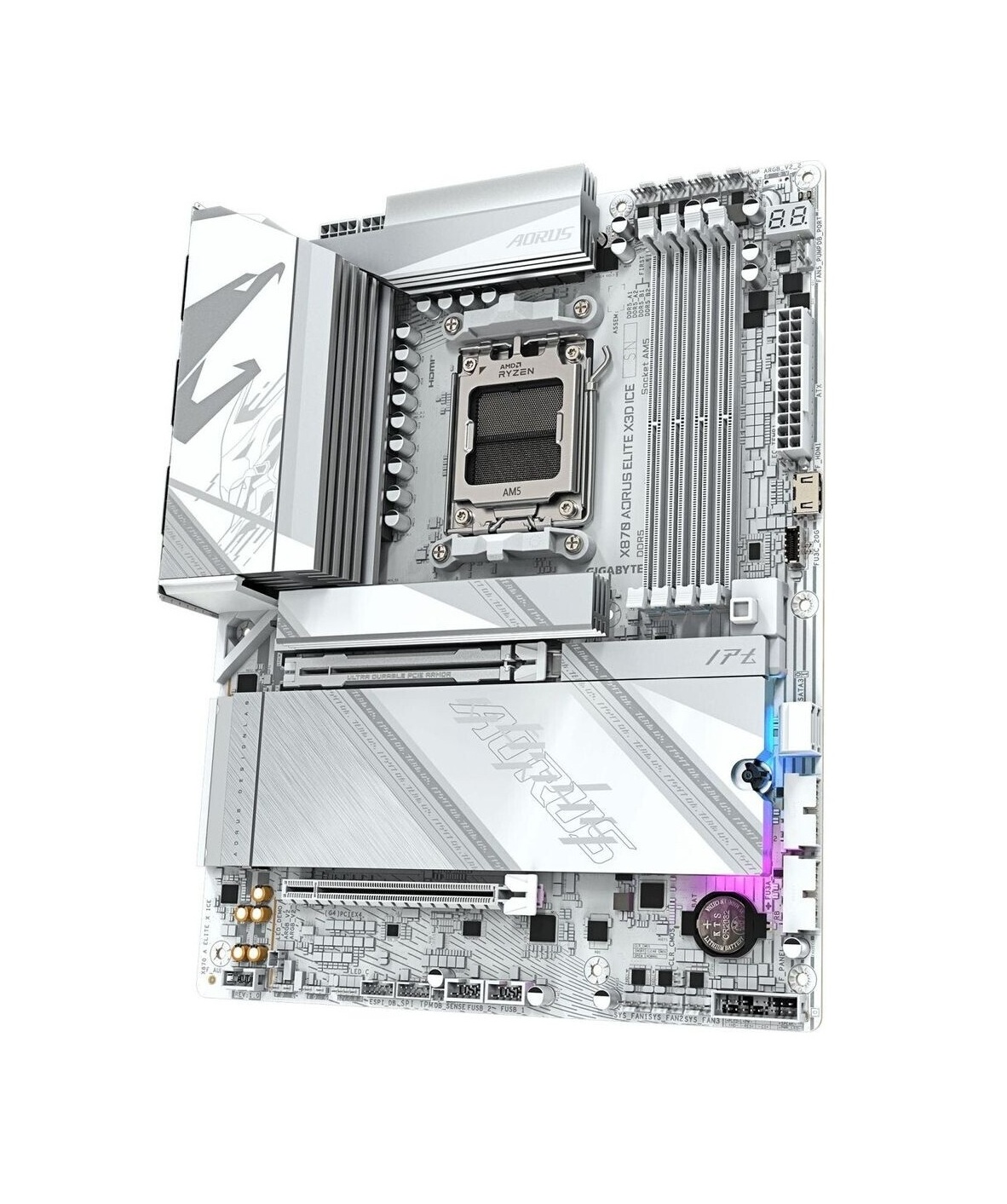 GIGABYTE X870E AORUS ELITE X3D ICE – Image 4
