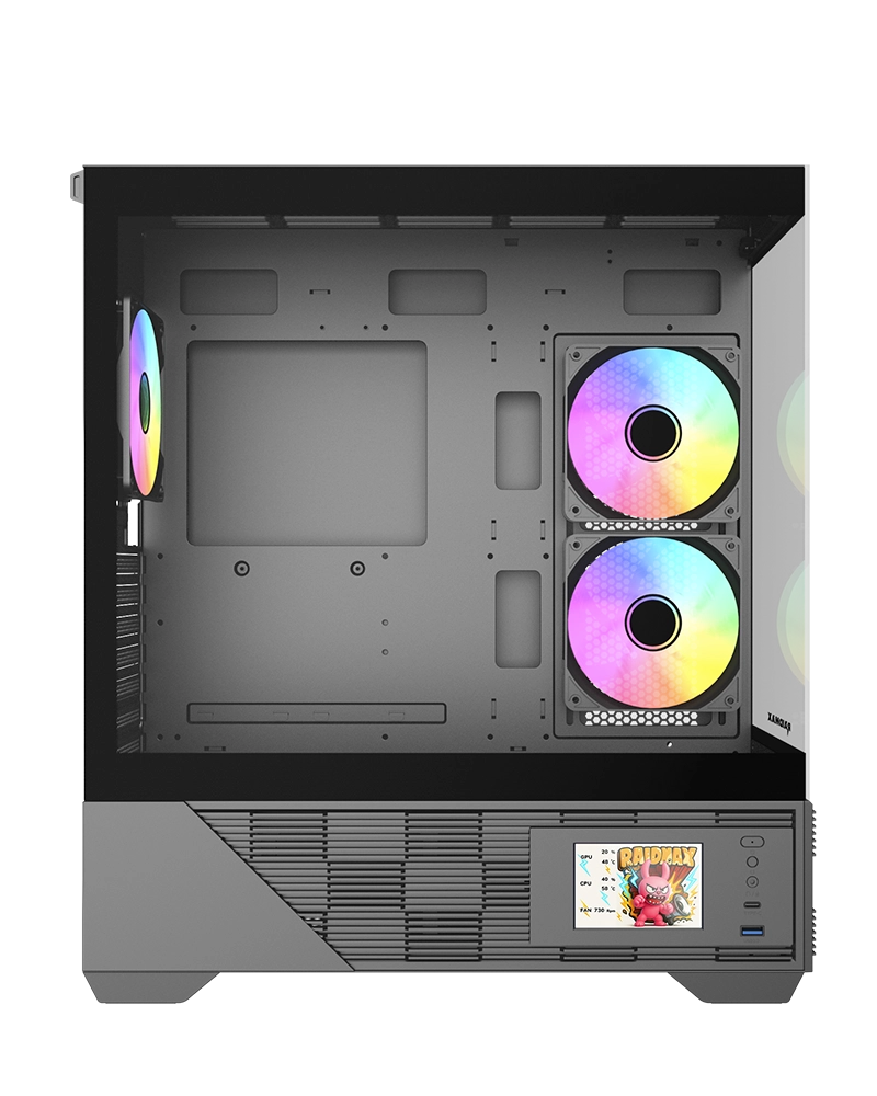 RAIDMAX i803 LCD – Black – Image 2