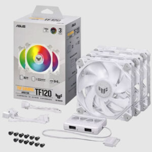 PACK ASUS TUF Gaming TF120 ARGB x3 (white)