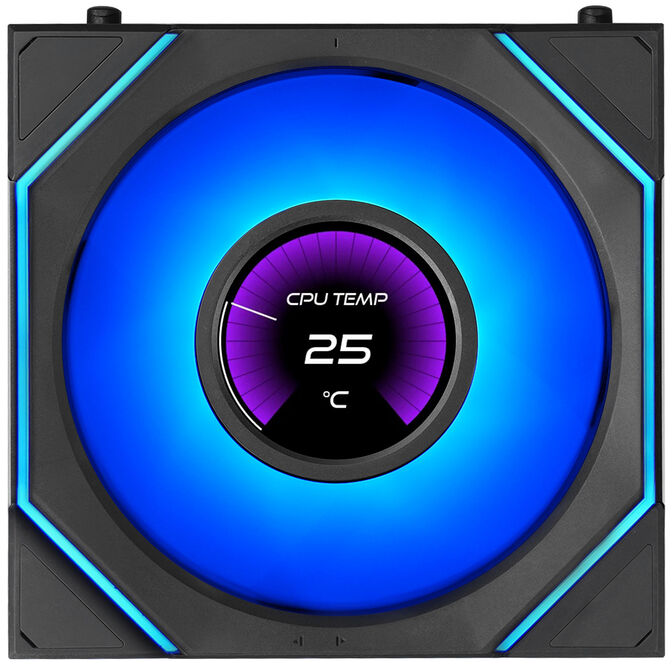 Lian Li UNI FAN SL-INF LCD FLEX Wireless Fan, ARGB and LCD - 120mm, black, 3-pack with controller – Image 4